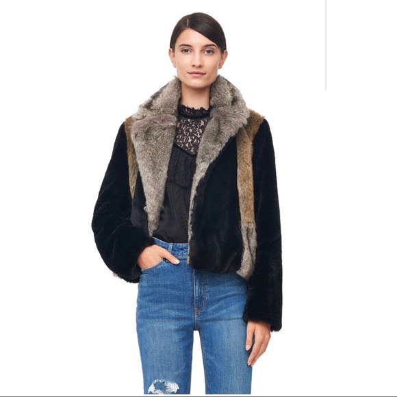 Rebecca Taylor
Patched Faux-Fur Jacket - Picture 4 of 14